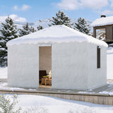 10'x12' Winterabdeckung für Hardtop-Gartenpavillon