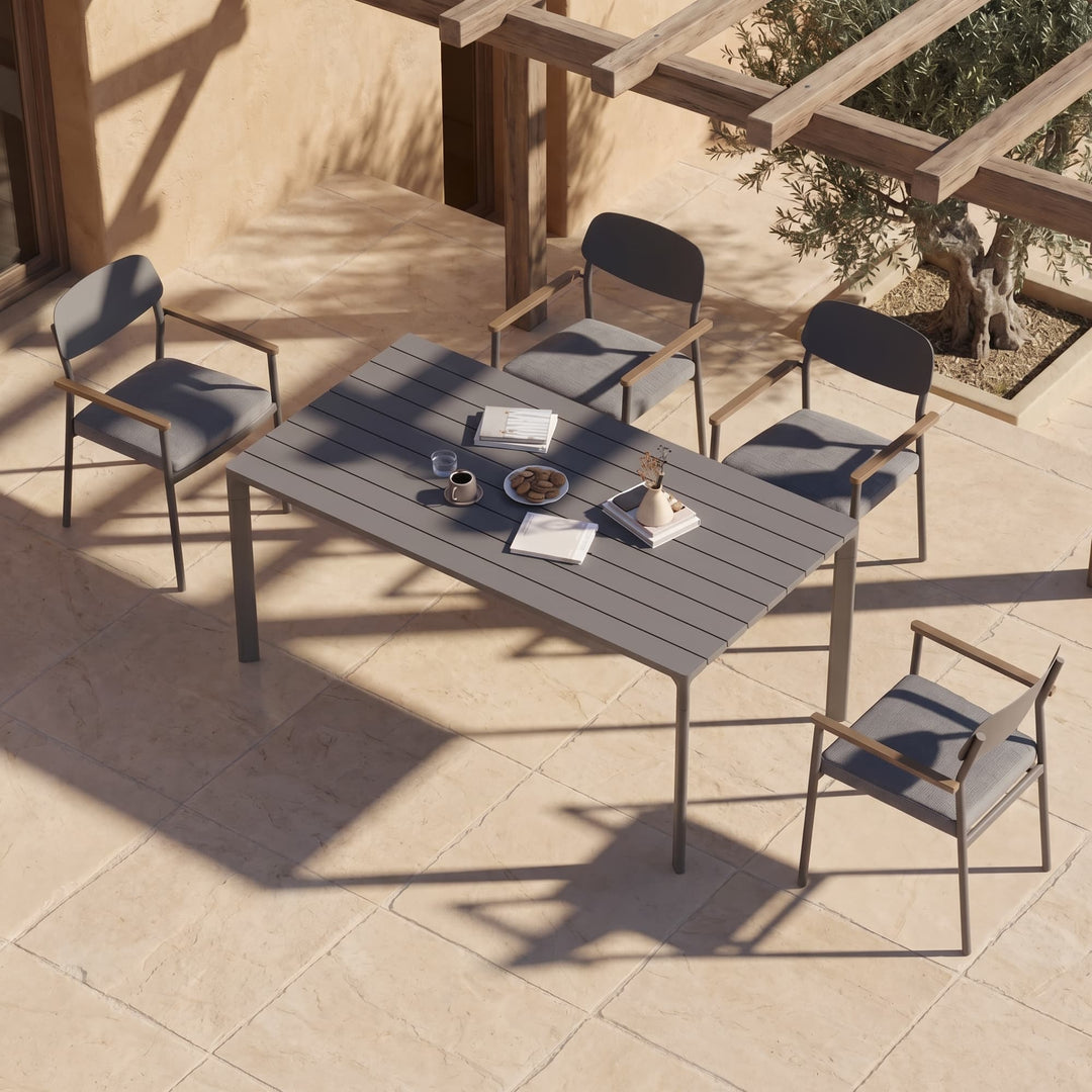 5-Piece Aluminum Outdoor Dining Set