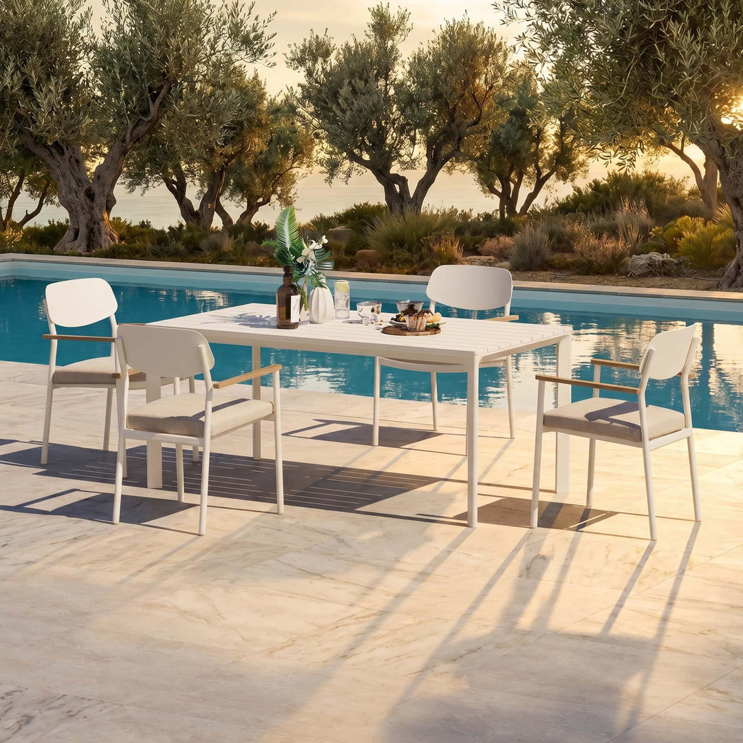 5-Piece Aluminum Outdoor Dining Set