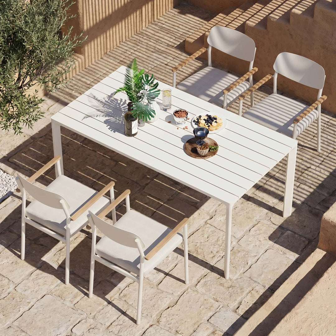 5-Piece Aluminum Outdoor Dining Set