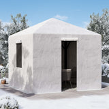 2,4x2,4 m Winterabdeckung für Hardtop-Gartenpavillon