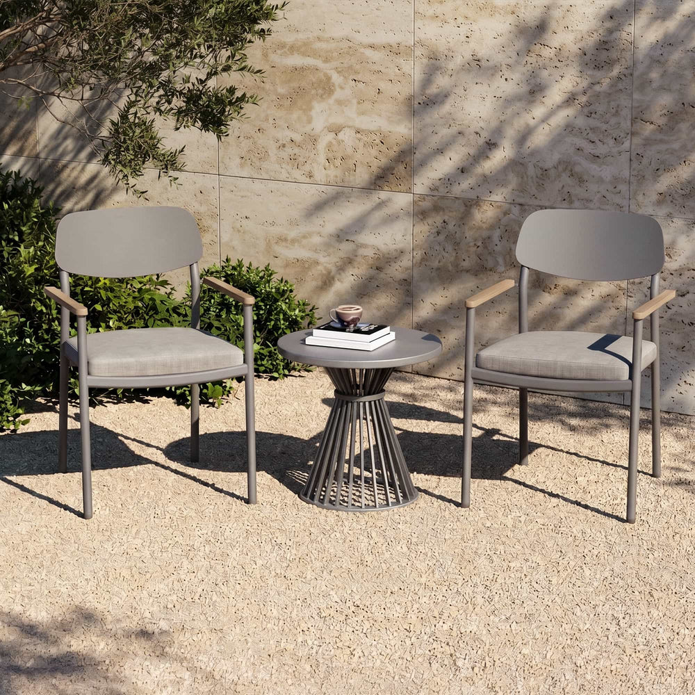 Lusso Aluminum Outdoor Dining Chair