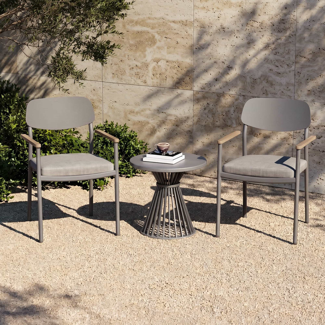 Lusso Aluminum Outdoor Dining Chair