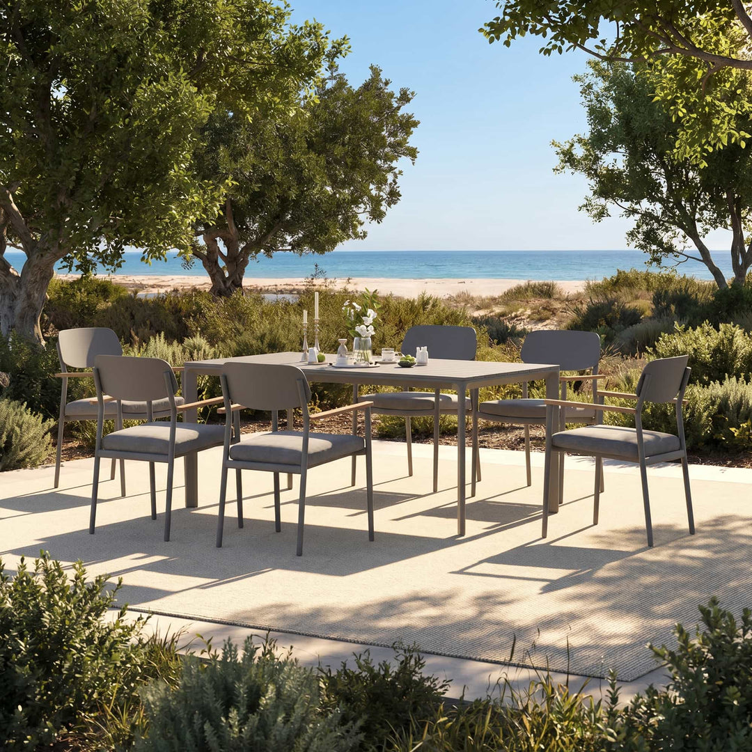 Lusso Aluminum Outdoor Dining Chair