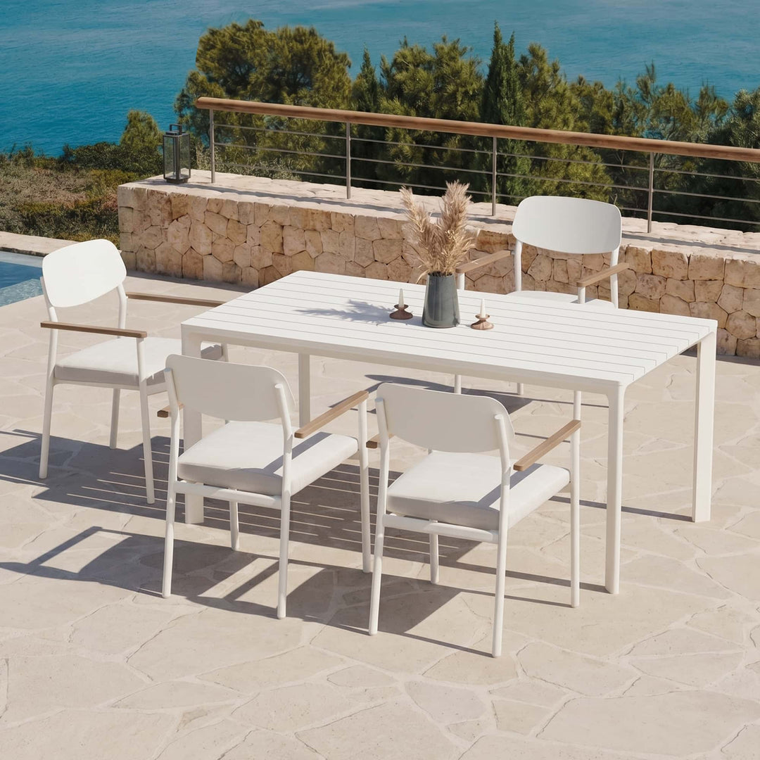 Lusso Aluminum Outdoor Dining Chair
